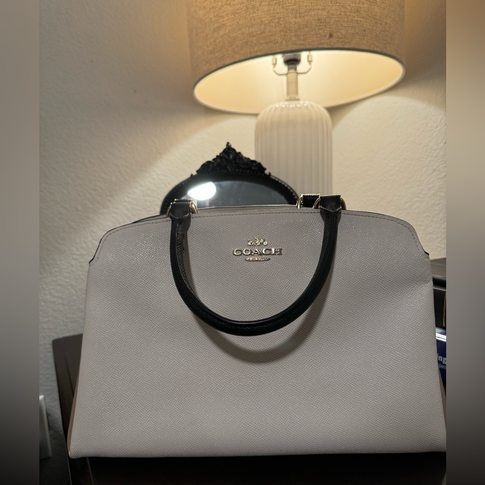 White Coach Handbag